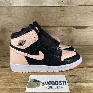 Nike Air Jordan 1 Retro High OG Crimson Tint Black Shoes GS 575441-081 Size 5.5Y